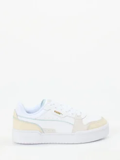 Damen Puma – Sneaker aus Leder mit Pastellakzenten