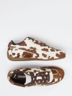 Damen Puma – Sneaker aus Leder mit Kuhfell-Optik