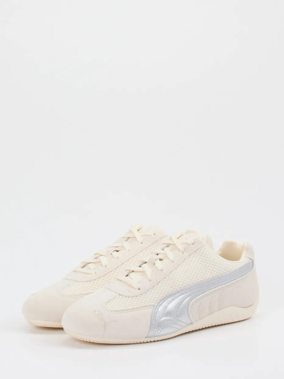 – Sneaker aus Veloursleder und Mesh creme*Puma Hot
