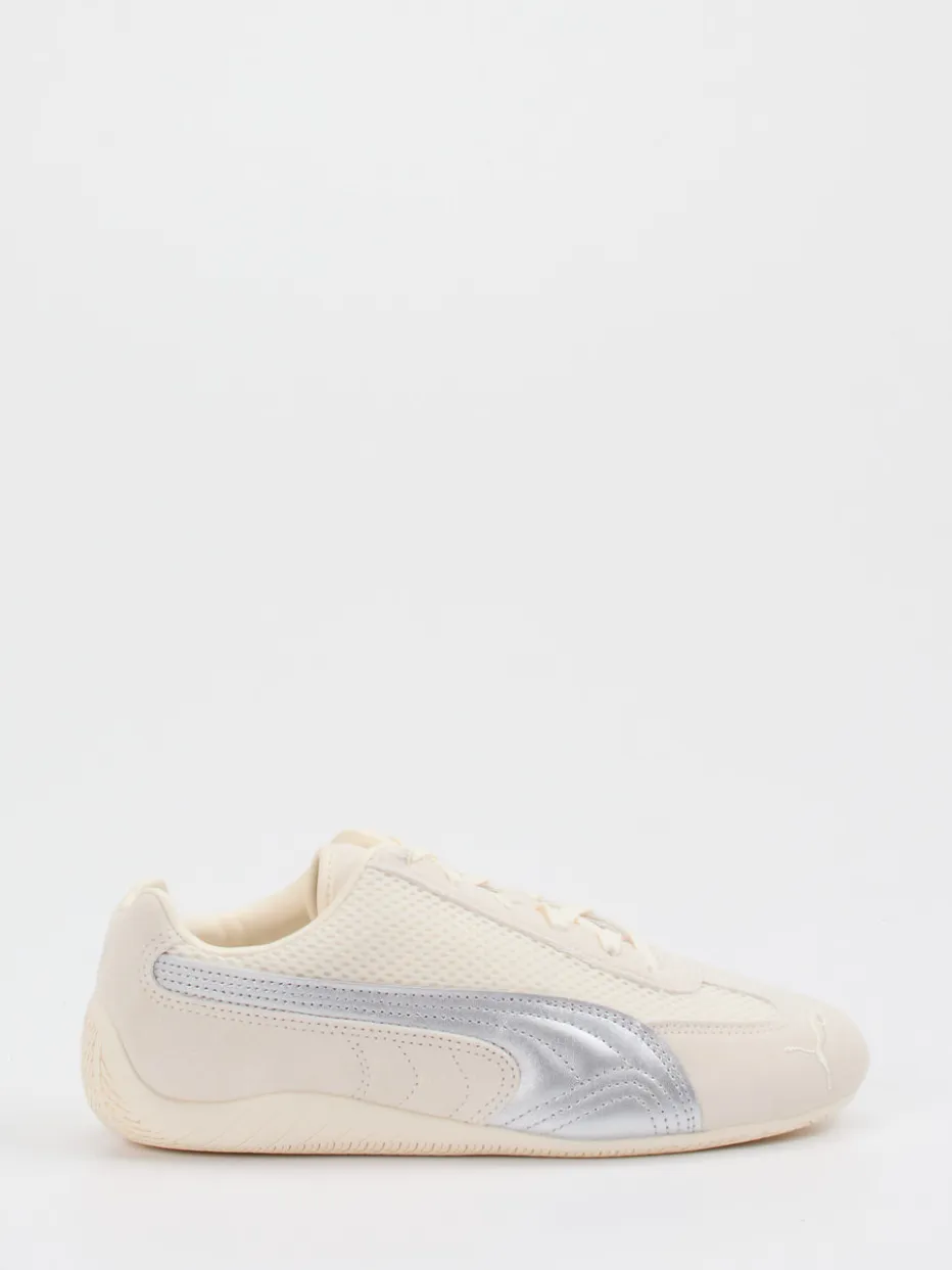 – Sneaker aus Veloursleder und Mesh creme*Puma Hot