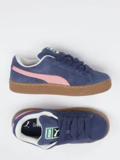 Damen Puma – Sneaker aus Veloursleder in Dunkel