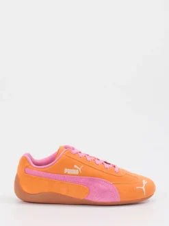 Damen Puma – Sneaker aus Veloursleder Pink