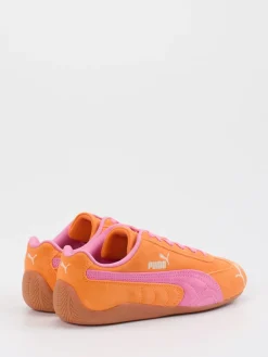 Damen Puma – Sneaker aus Veloursleder Pink