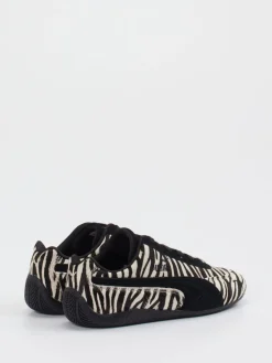 Damen Puma – Sneaker aus Veloursleder und Fellstruktur