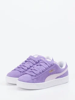 Damen Puma – Sneaker aus Veloursleder Flieder
