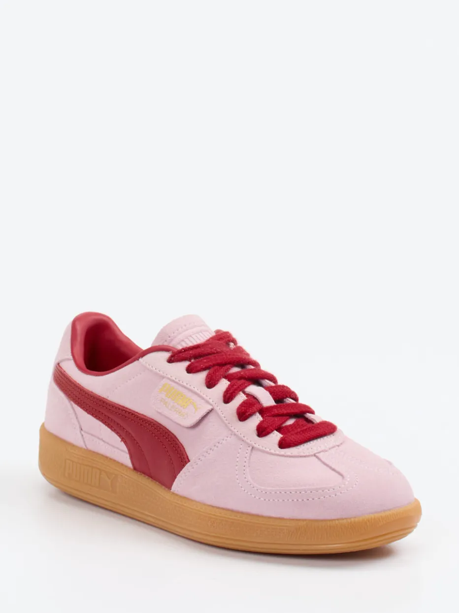 Damen Puma – Sneaker aus Veloursleder in Rosé