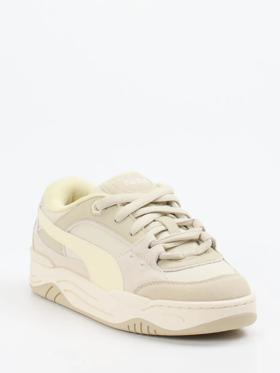 Damen Puma – Sneaker aus Veloursleder Beige