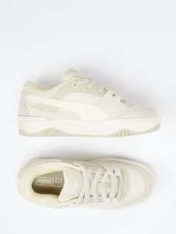 Damen Puma – Sneaker aus Veloursleder Beige