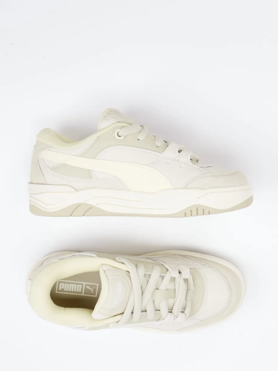 Damen Puma – Sneaker aus Veloursleder Beige
