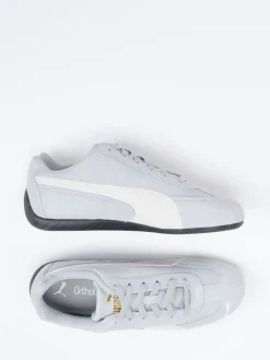 Damen Puma – Sneaker aus Veloursleder in Hell