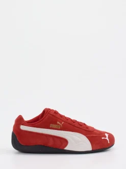 Damen Puma – Sneaker aus Veloursleder in Ziegel