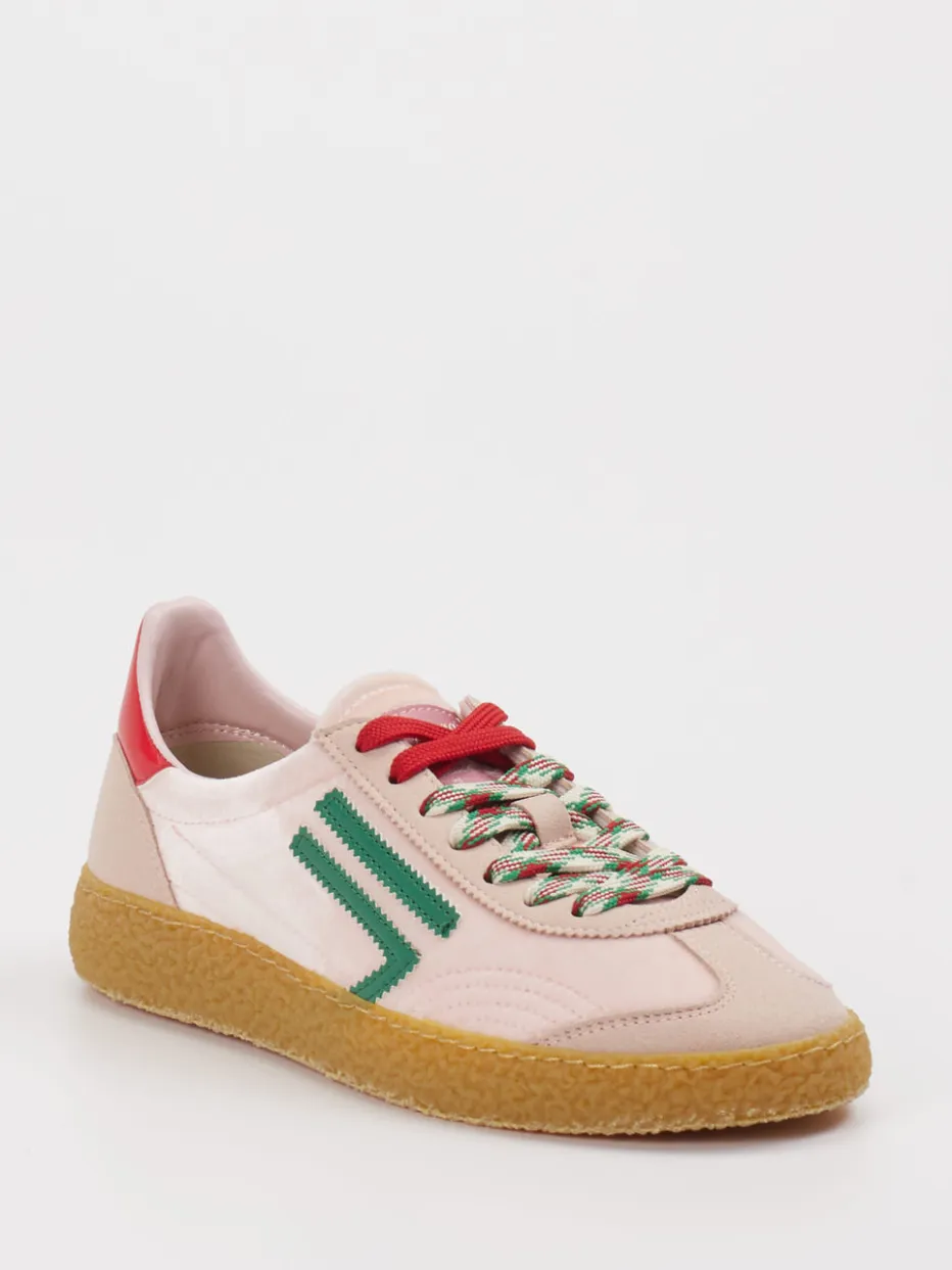 – Sneaker aus Velours/Textil in Blassrosa*Puraai