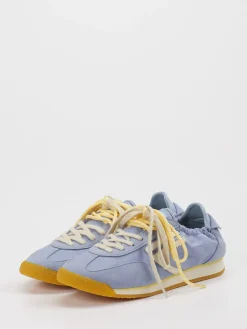 Damen Puraai – Sneaker aus Velour und Textil Hell