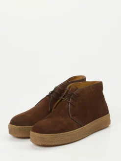 Herren Quarvif – Desert Boots aus Veloursleder schoko