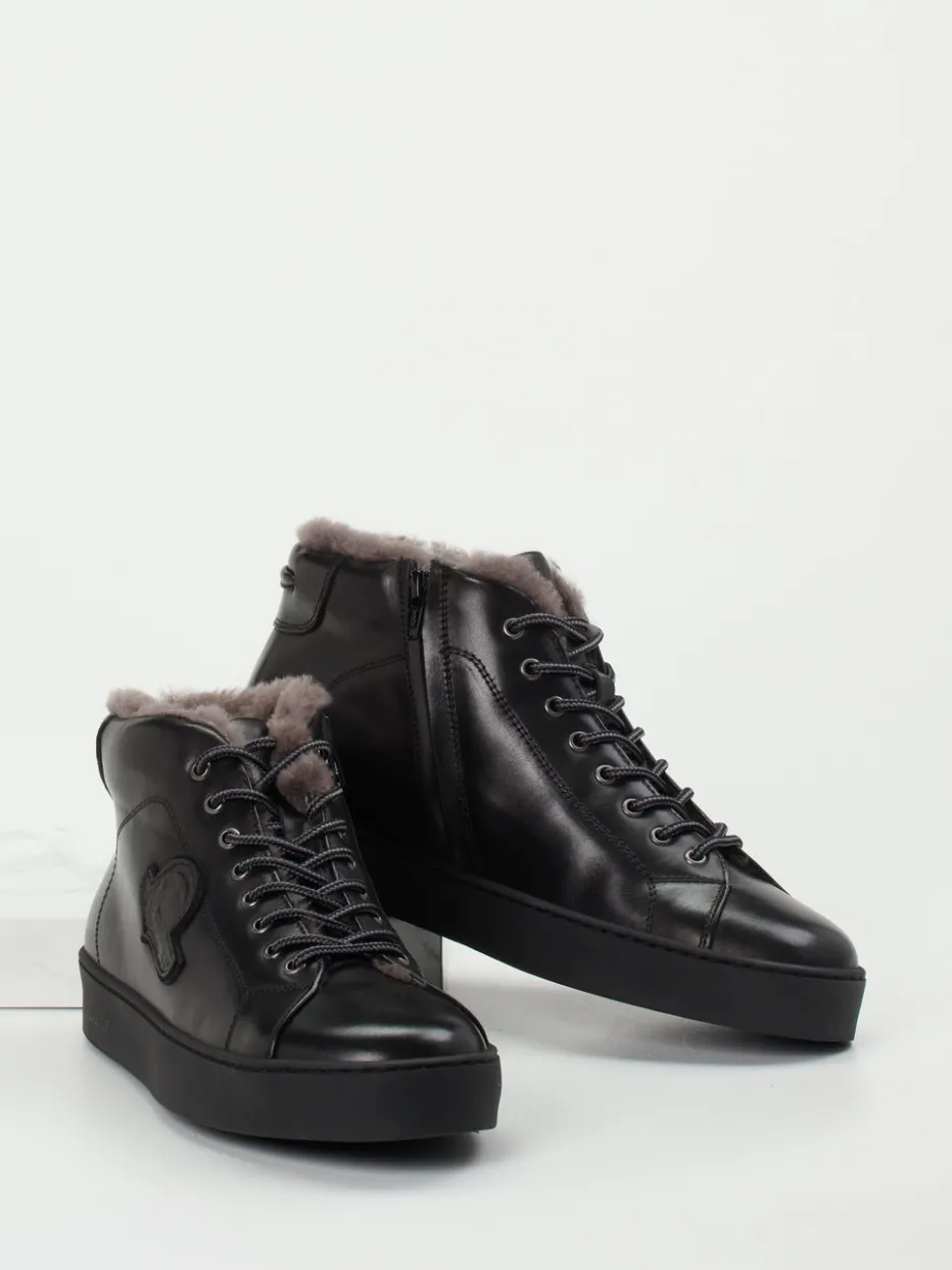 Herren Quarvif – High-Top-Sneaker aus Kalbleder