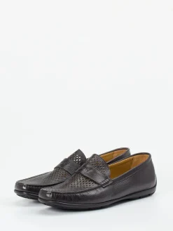 – Loafer aus Elchleder mit Perforation*Quarvif Sale