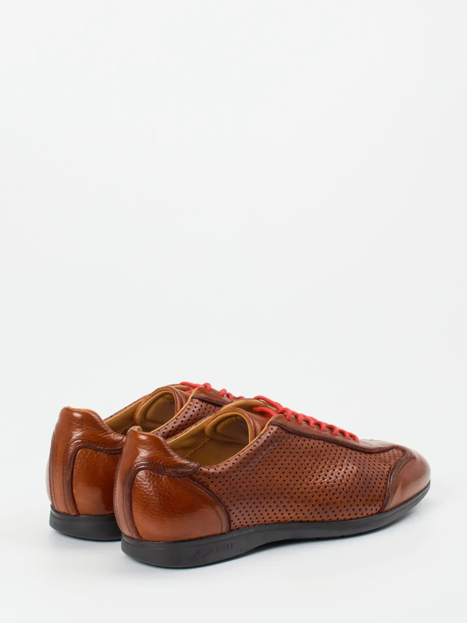 Herren Quarvif – Schnürschuh aus Hirschleder cognac