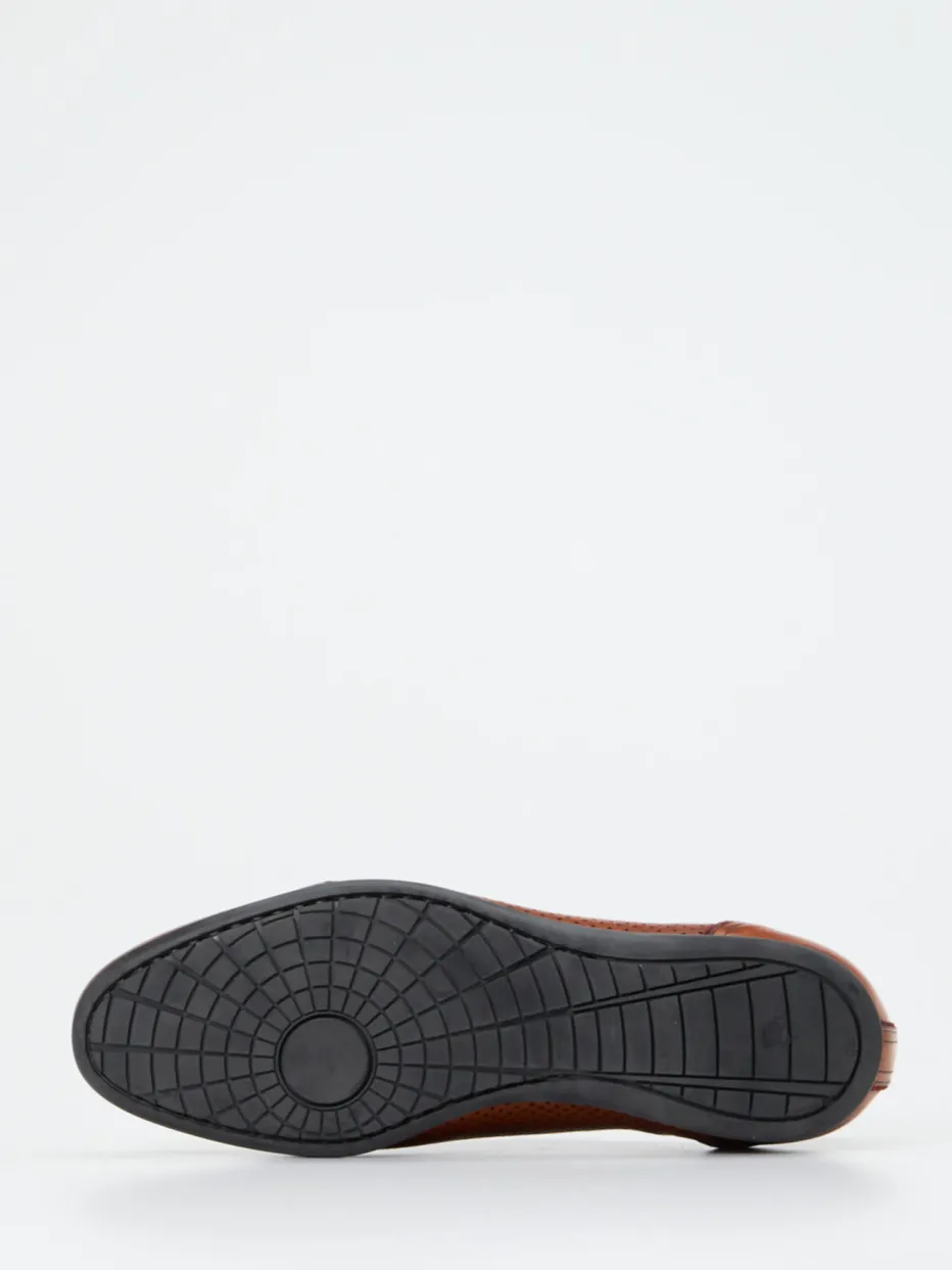 Herren Quarvif – Schnürschuh aus Hirschleder cognac