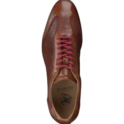 Herren Quarvif – Schnürschuh aus Hirschleder cognac