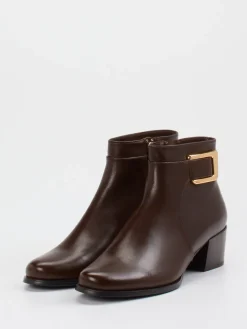 Damen Ralph Harrison – Ankle Boots aus Lammleder Dunkel