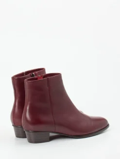 Damen Ralph Harrison – Ankle Boots aus Lammleder Bordeaux