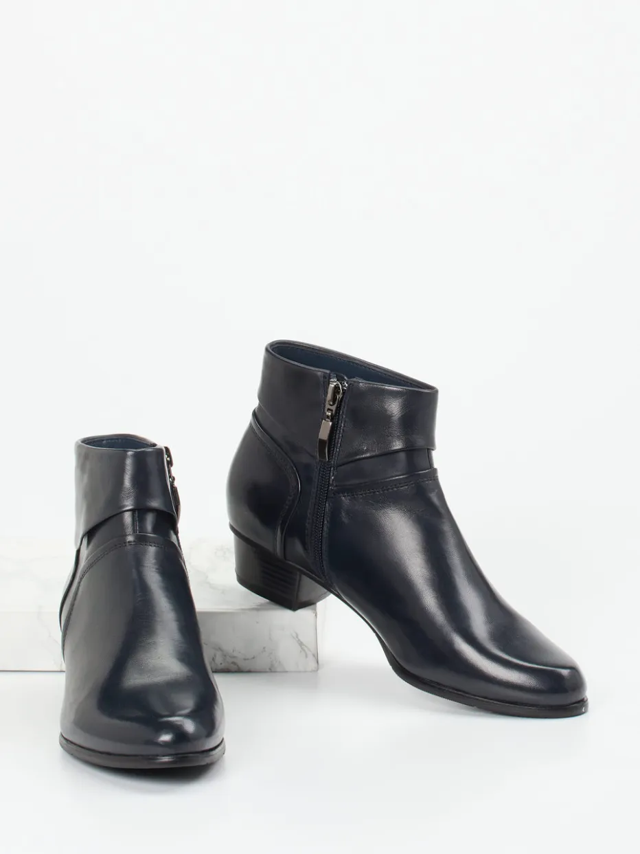 Damen Ralph Harrison – Ankle Boots aus Lammleder dunkel