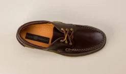 Herren Ralph Harrison – Bootsschuh aus Fettleder Dunkel