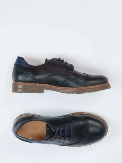 Ralph Harrison – Brogues aus Kalbleder Dunkelblau*Ralph Harrison Classic New