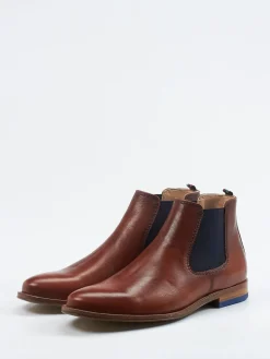 – Chelsea Boots aus Fettleder Cognac*Ralph Harrison Outlet