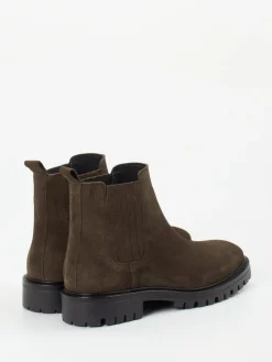 – Chelsea Boots aus Veloursleder olivbraun*Ralph Harrison Clearance