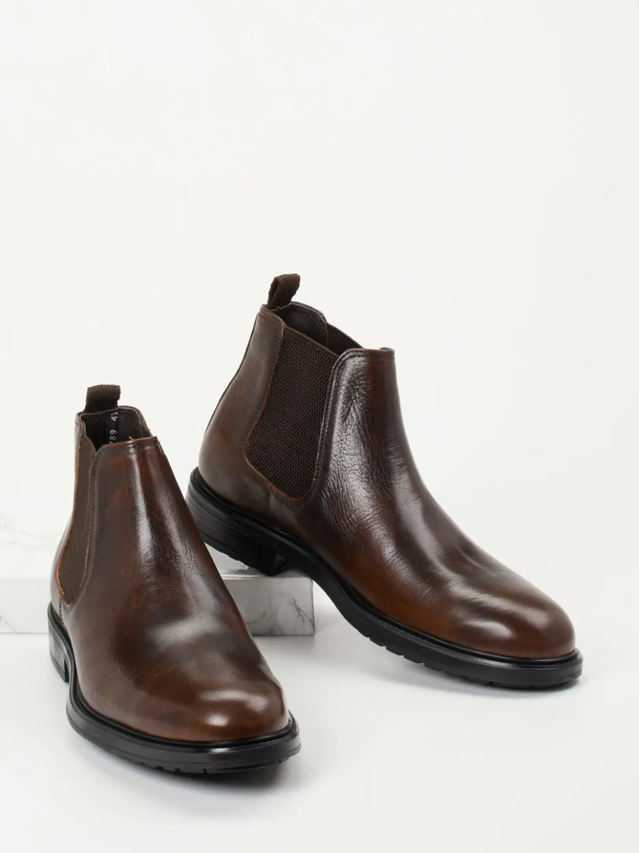 Herren Ralph Harrison – Chelsea Boots aus Kalbleder Dunkel