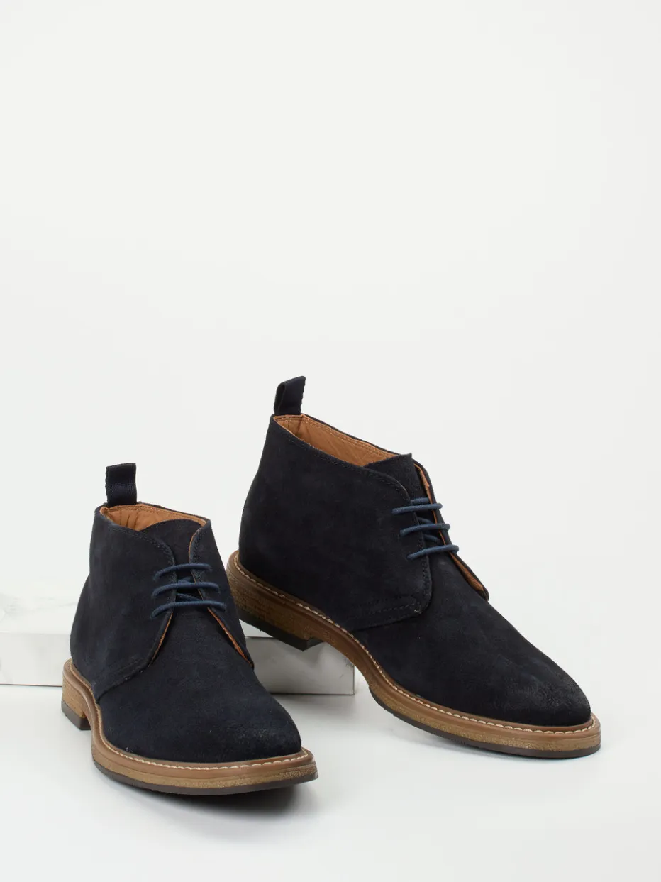 Herren Ralph Harrison – Desert Boots aus Veloursleder Dunkel