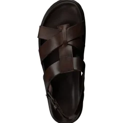 – Ledersandale aus Kalbleder Dunkel*Ralph Harrison Discount