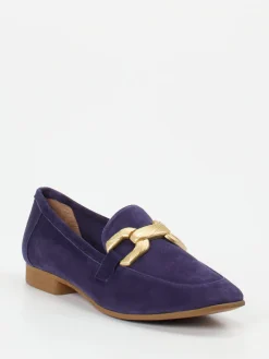– Loafer aus Nubukleder in Violett*Ralph Harrison New