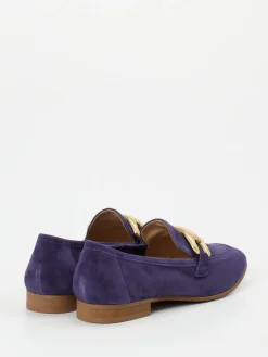 – Loafer aus Nubukleder in Violett*Ralph Harrison New