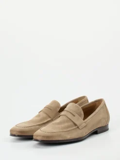 Herren Ralph Harrison – Loafer aus Veloursleder beige