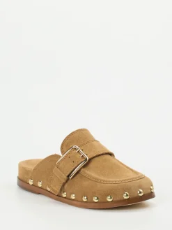 – Loafer-Mules aus Veloursleder Sandbeige*Ralph Harrison Sale