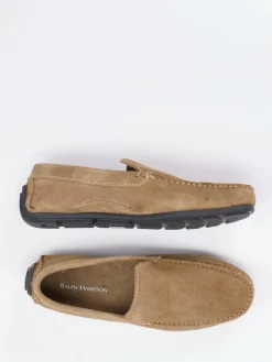 Herren Ralph Harrison – Mokassins aus Veloursleder sand
