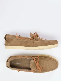 Herren Ralph Harrison – Mokassins aus Veloursleder sand