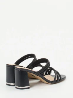 Damen Ralph Harrison – Mules aus Metallicleder