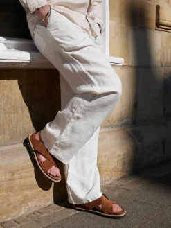 Herren Ralph Harrison – Pantolette aus Veloursleder