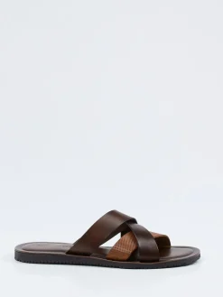 Herren Ralph Harrison – Pantolette aus Kalbleder Dunkel