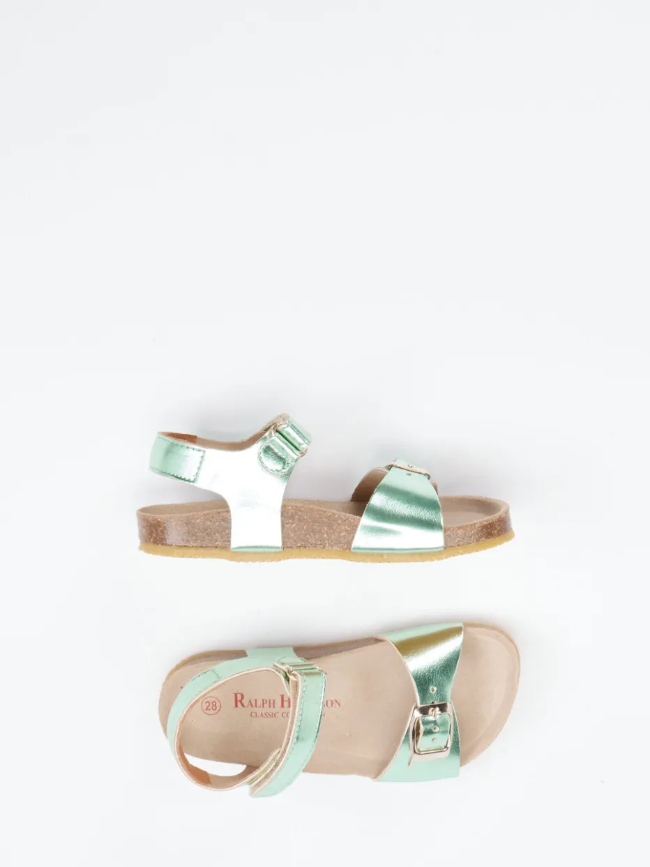 Ralph Harrison – Sandalen aus Metallic-Synthetik mint*Ralph Harrison Classic Hot