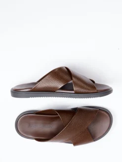Herren Ralph Harrison – Sandalen aus Kalbleder dunkel