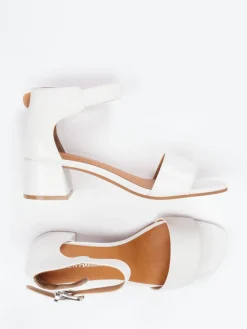 – Sandalen aus Kalbleder Offwhite*Ralph Harrison Outlet