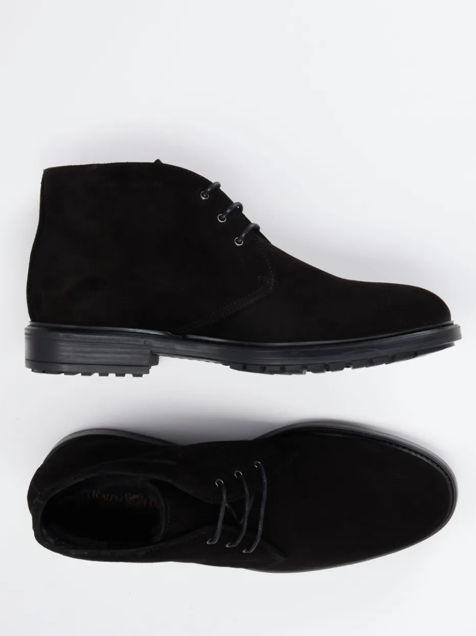 – Schnürboots aus Veloursleder*Ralph Harrison Online