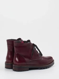 – Schnürstiefeletten aus Lammleder Bordeaux*Ralph Harrison Discount