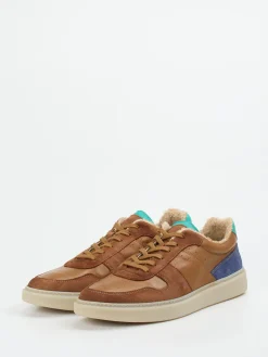 Herren Ralph Harrison – Sneaker aus Kalbleder im Materialmix