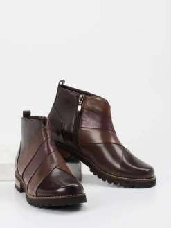 – Stiefeletten aus Lammleder Dunkel*Ralph Harrison New