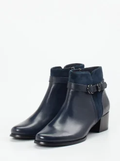 – Stiefelette aus Kalbleder Dunkel*Ralph Harrison Discount